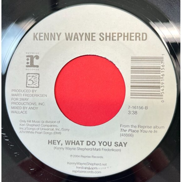 Kenny Wayne Shepherd Alive / Hey What Do You Say 45 Blues Rock 1997 Reprise - Picture 2 of 6